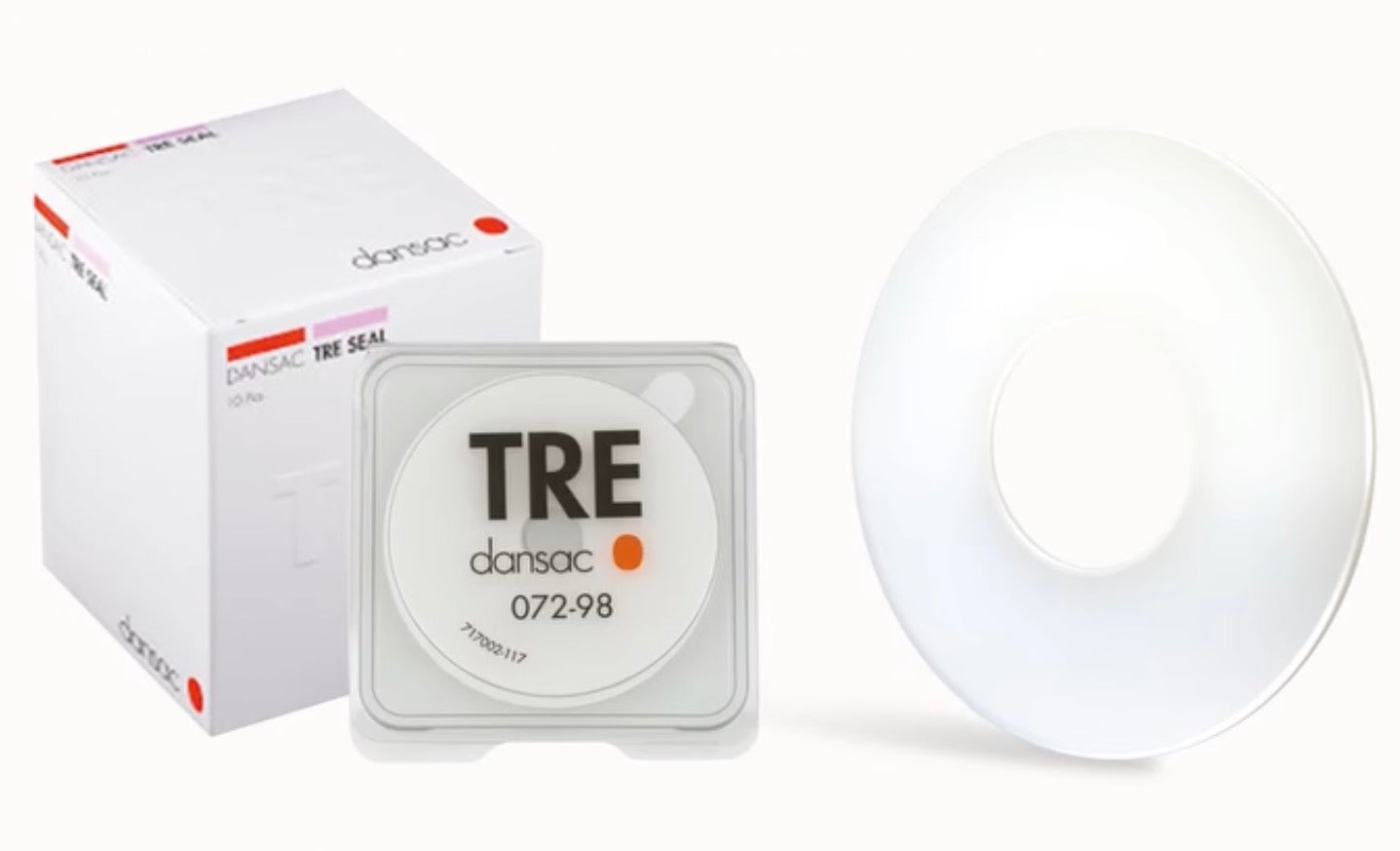 Dansac TRE gyűrű, középen 18mm belső, 48mm külső átmérő, 2,3mm vastag (10db)