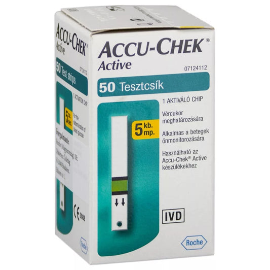 ACCUCHEK ACTIVE 50x tesztcsík